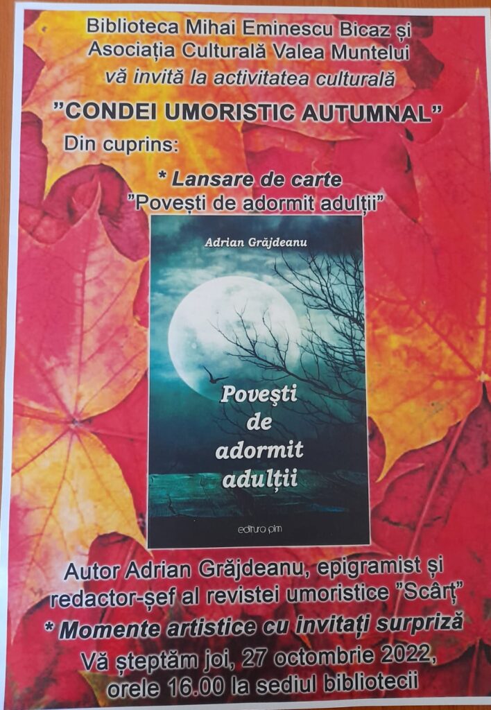 CONDEI UMORISTIC AUTUMNAL